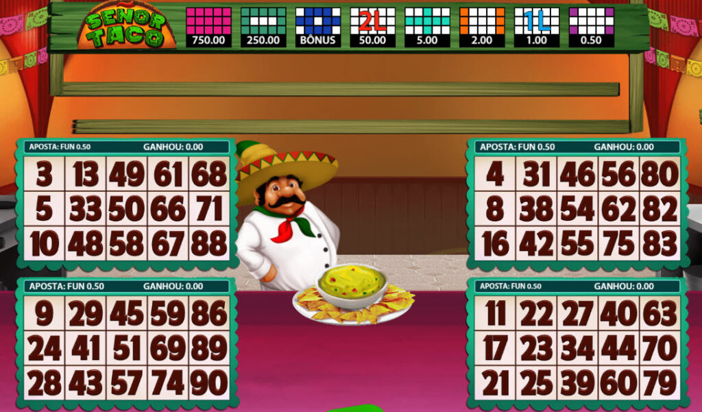 Bingo Senor Taco Joocasino