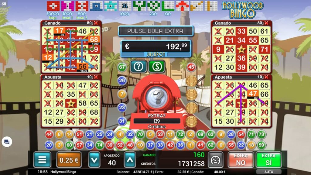 Hollywood Bingo - Análise completa do jogo: regras, recursos, tamanho ...