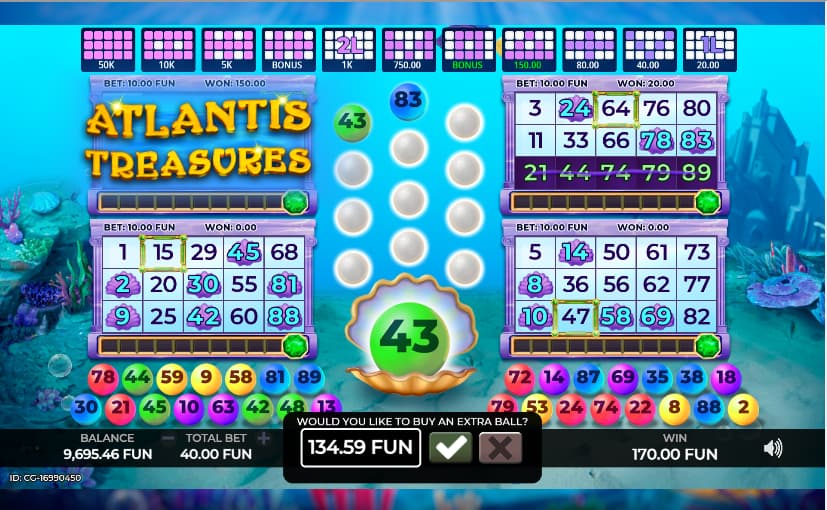  Atlantis Bingo 4