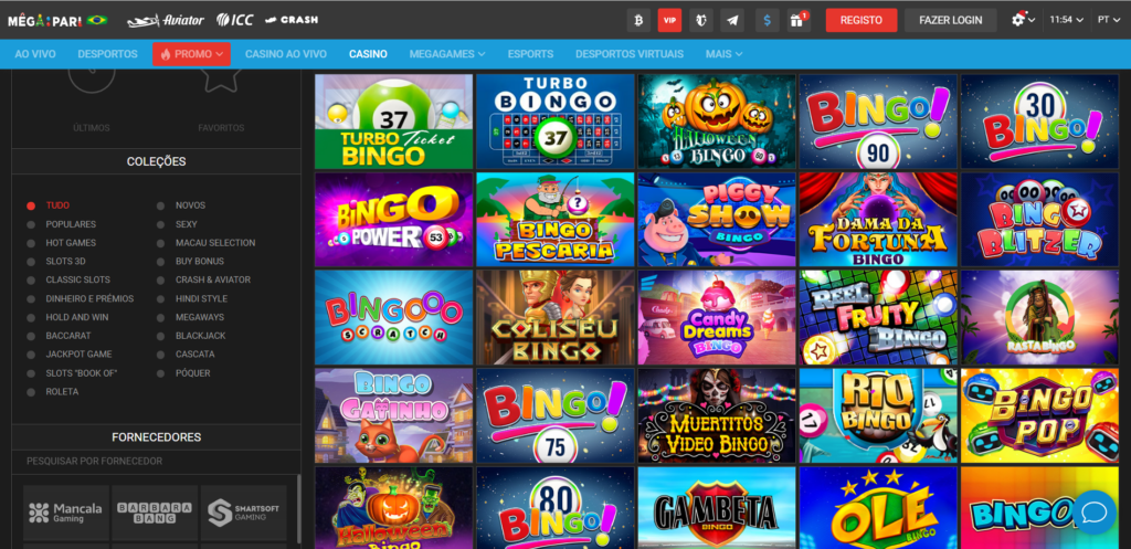 Megapari Casino para Bingo Online