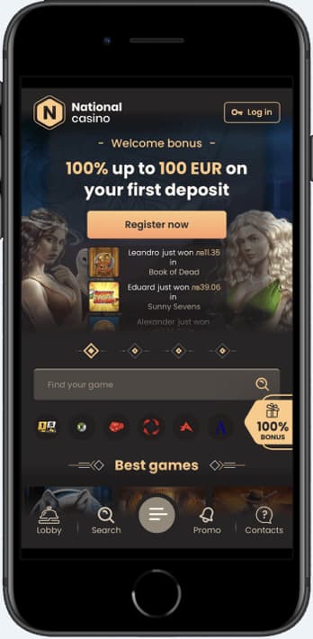 National Casino app